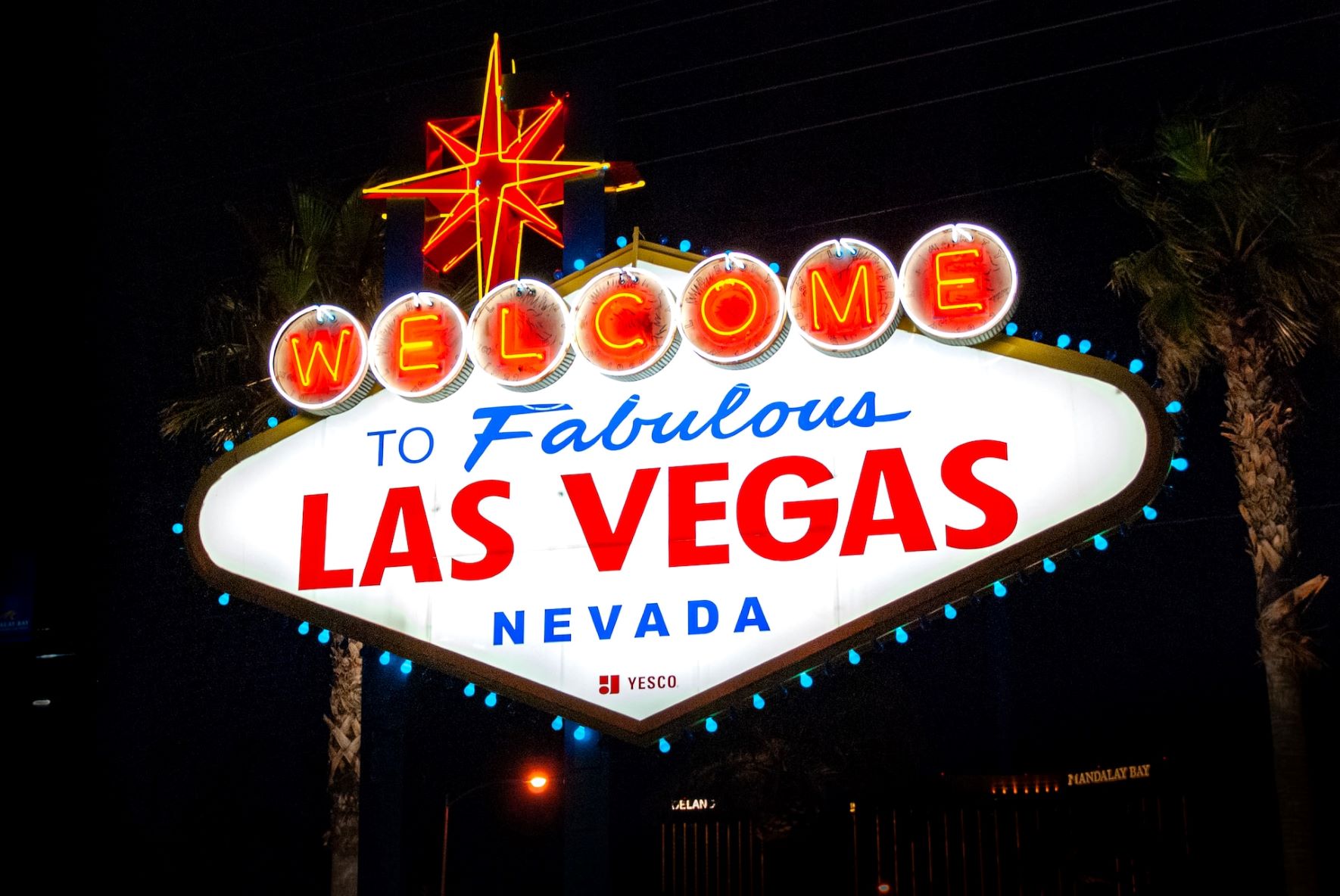 Welcome to Las Vegas Schild 