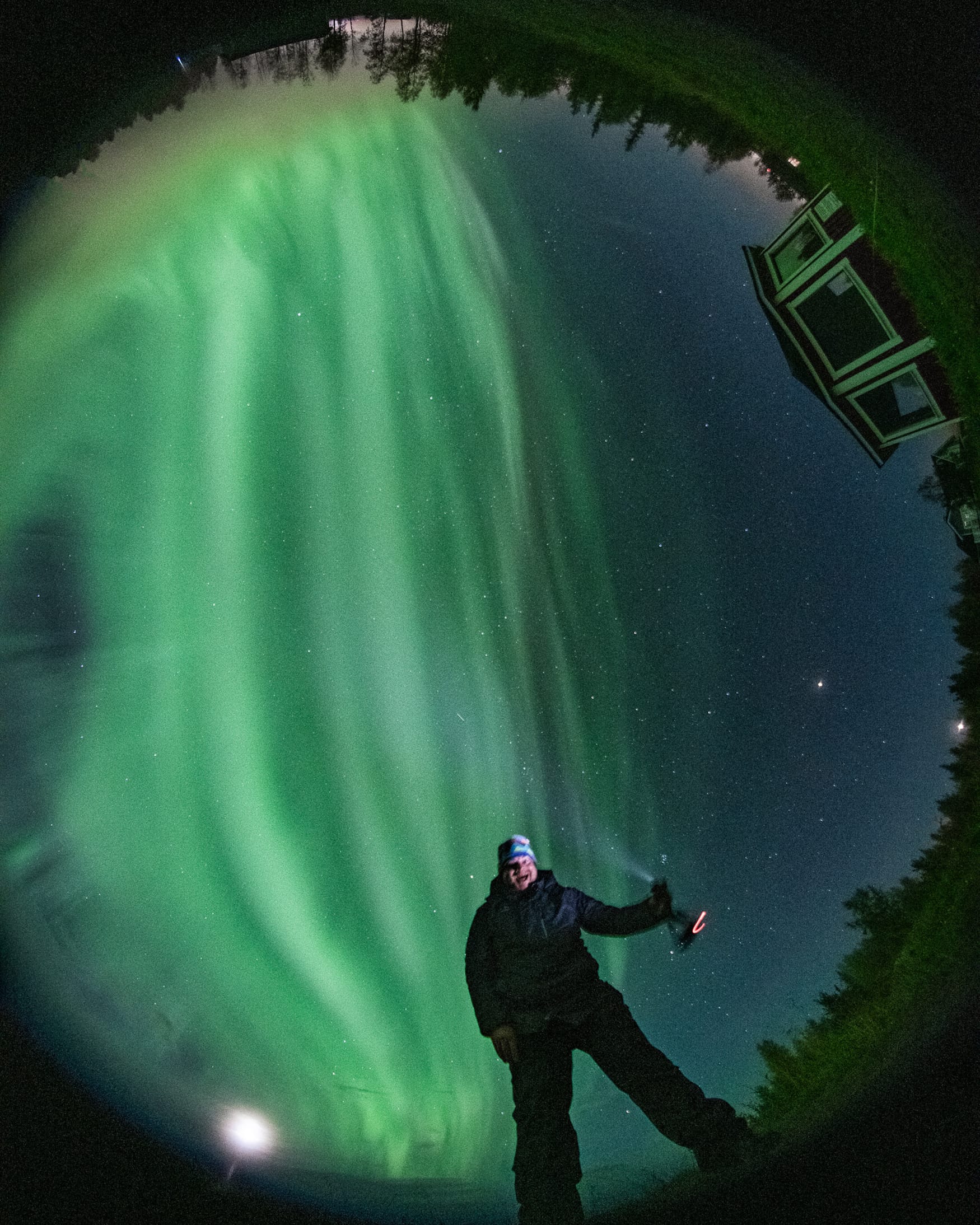 Polarlichter in Finnland 