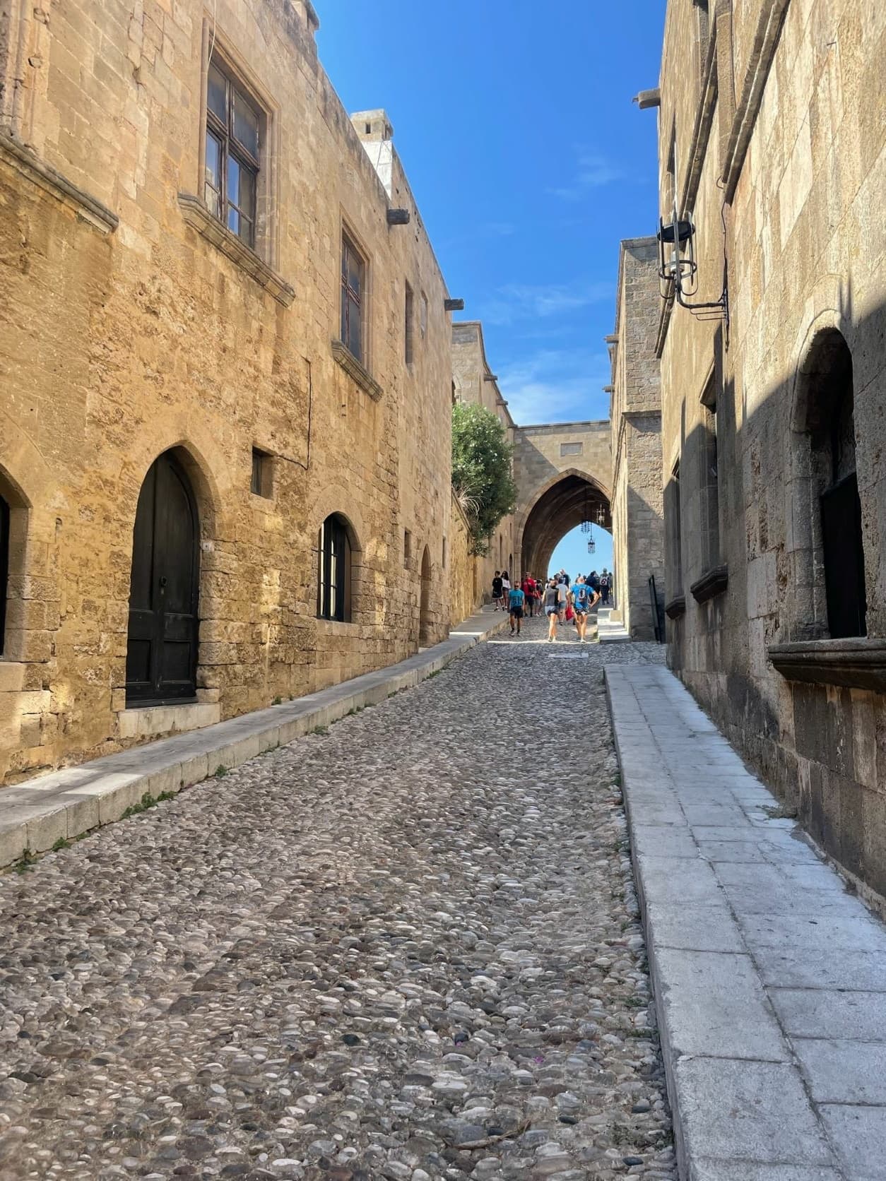 Ritterstraße auf Rhodos
