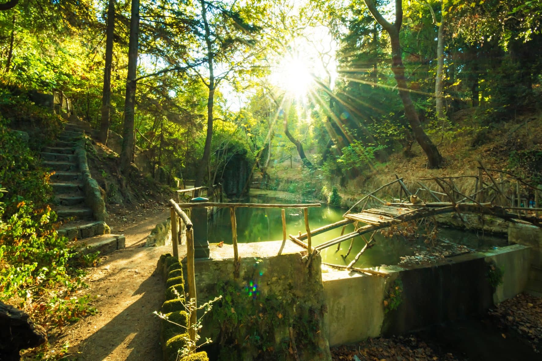 Rodini Park auf Rhodos