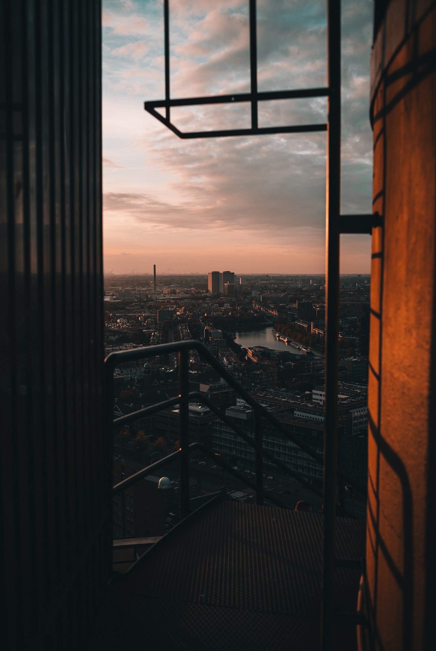 Blick vom Euromast auf die Stadt
