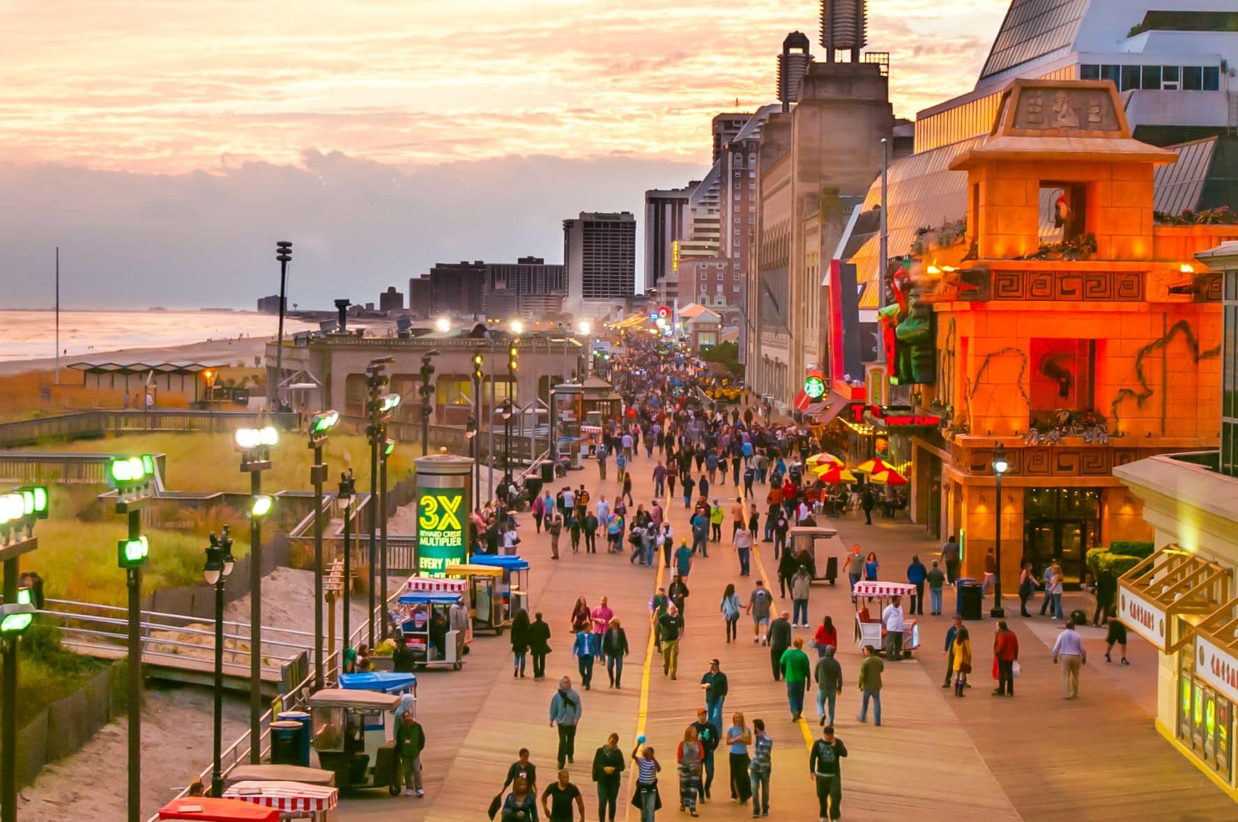 Boardwalk in Atlantic City