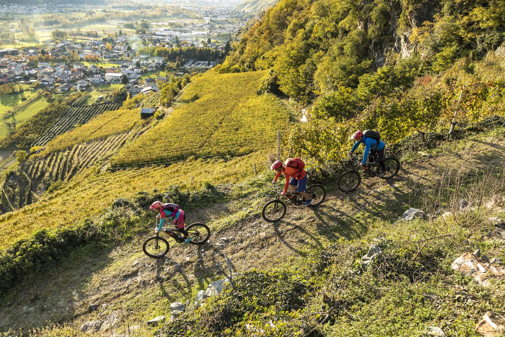Herbst in der Lombardei: Wine Bike Tour in Valtellina