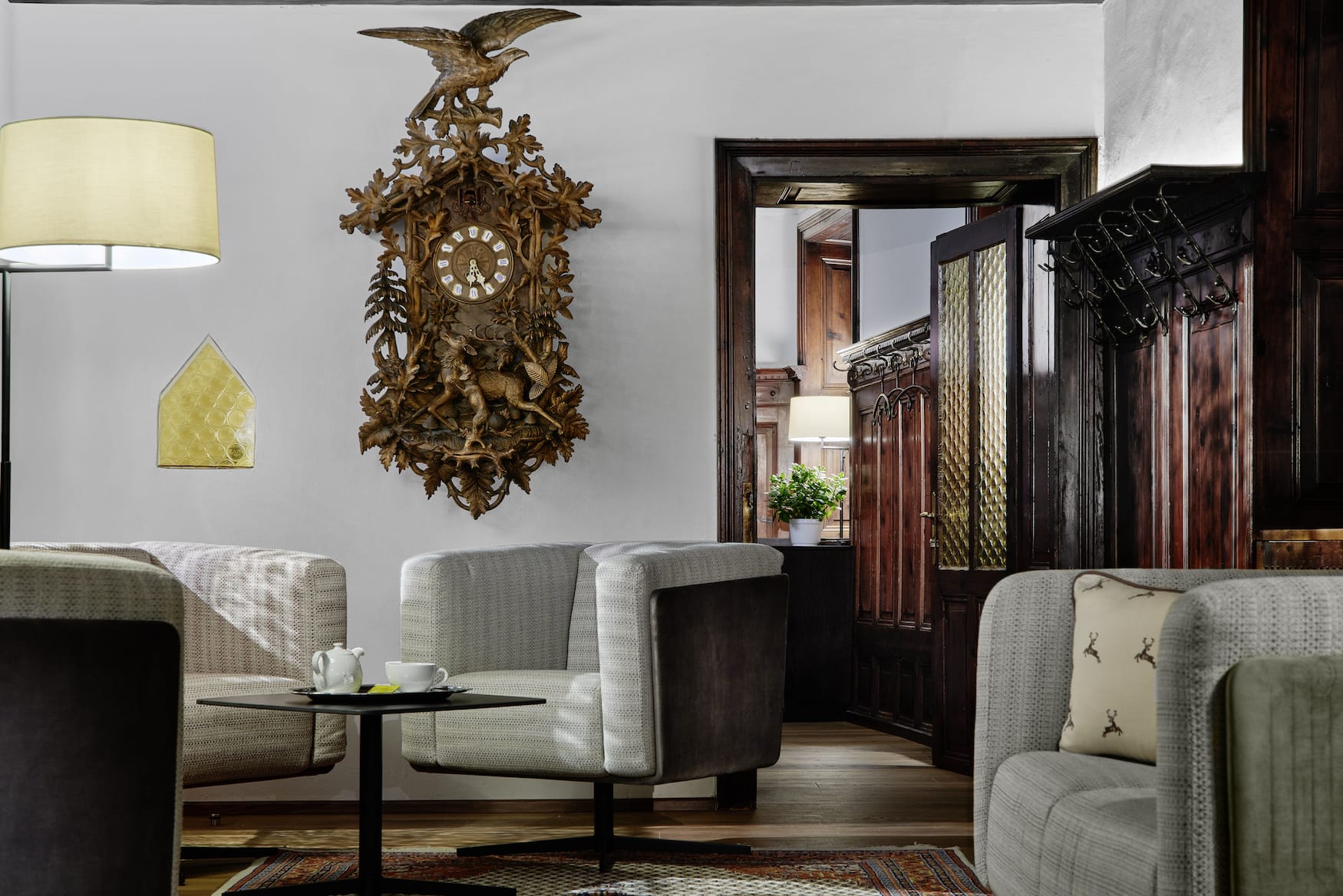 Lobby im Hotel Schwarzer Adler