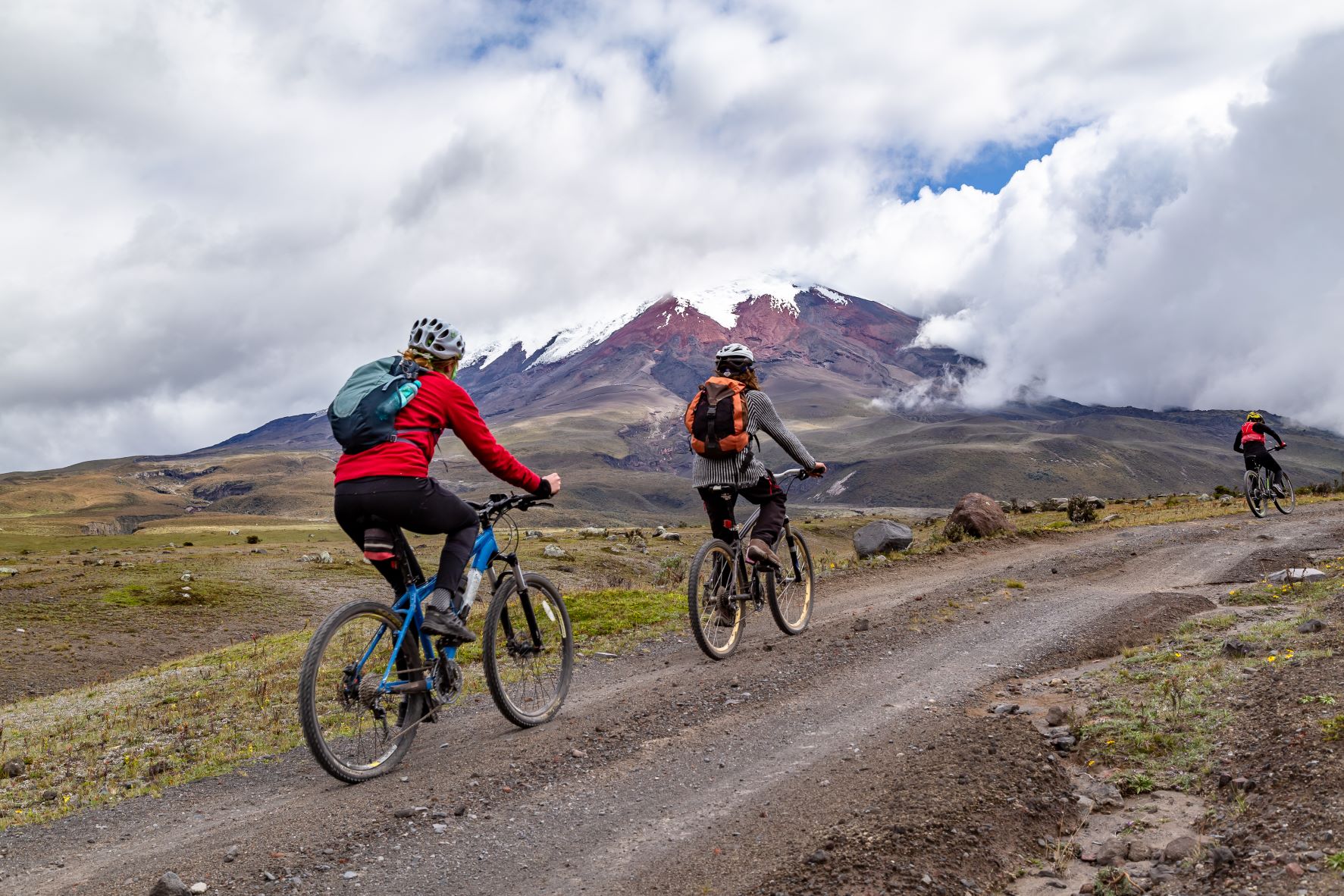 Radfahrer in Ecuador