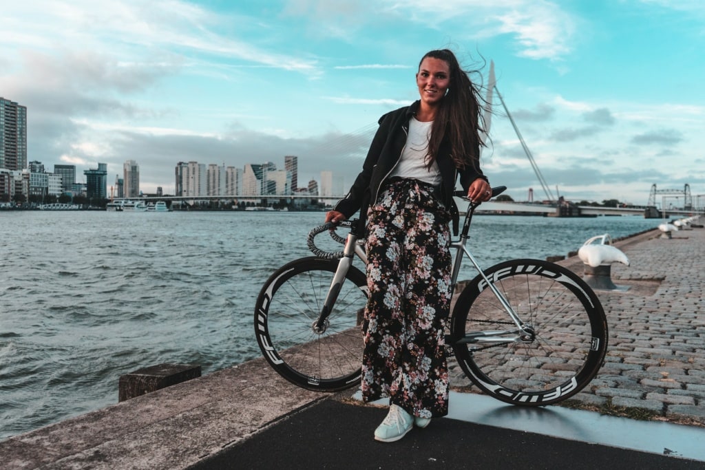 Fahrradfahren in Rotterdam
