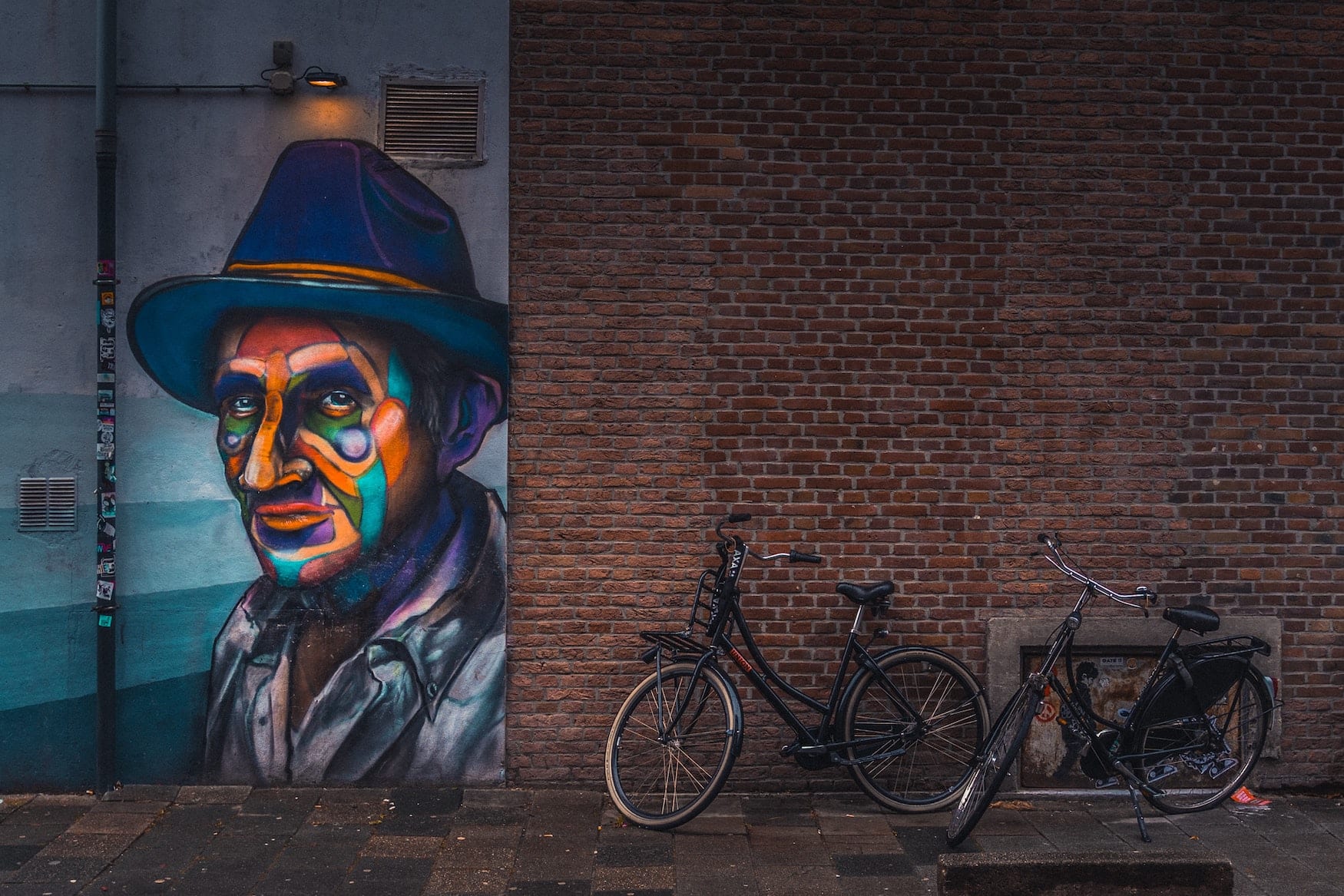 Streetart und Fahrrad