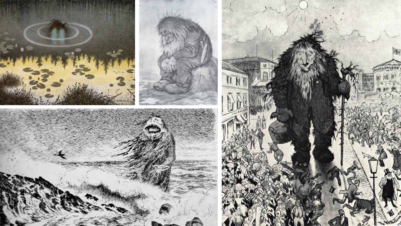 Trolls by Theodor Kittelsen