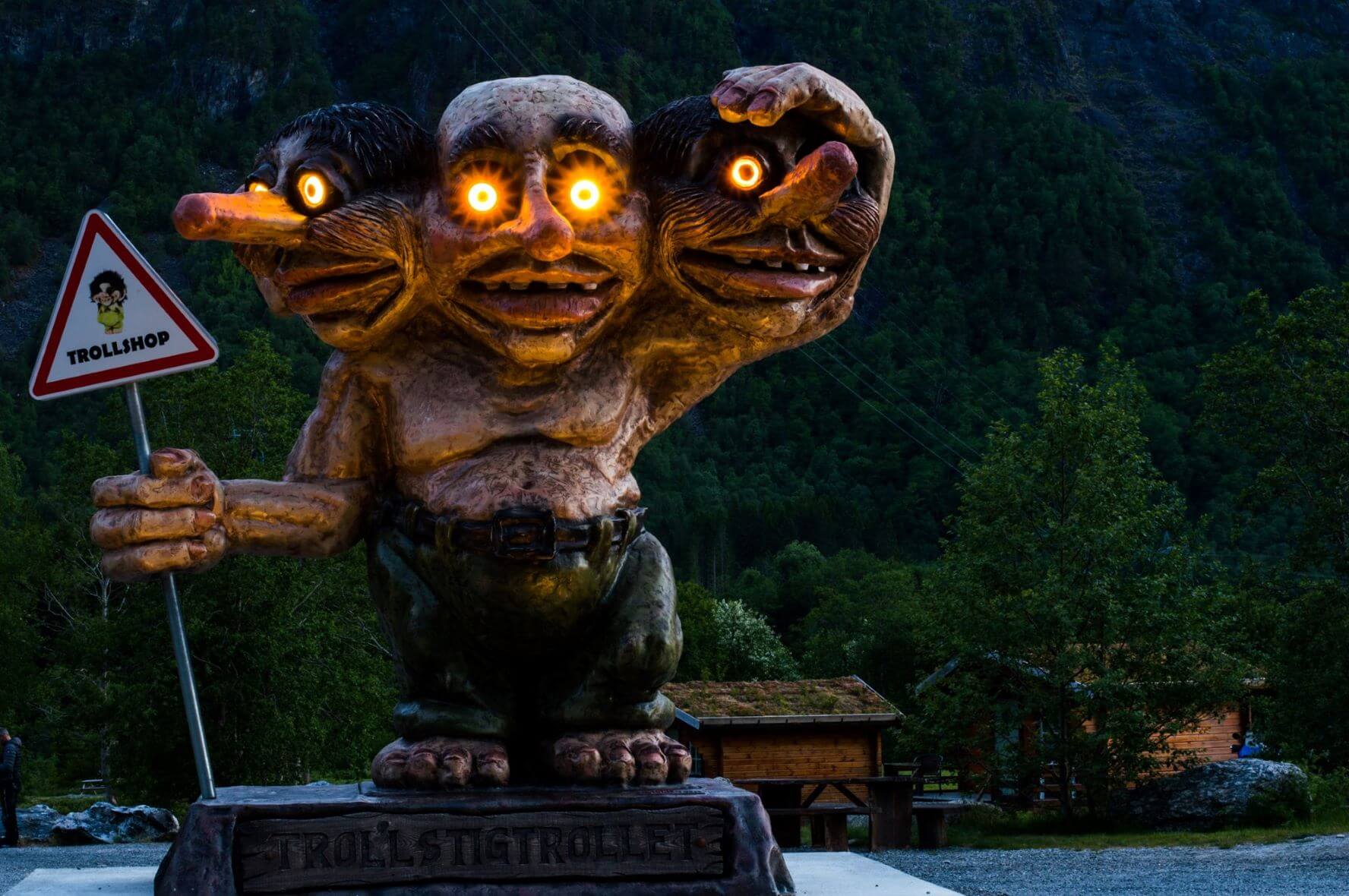 Troll Figur in Trollstigen 