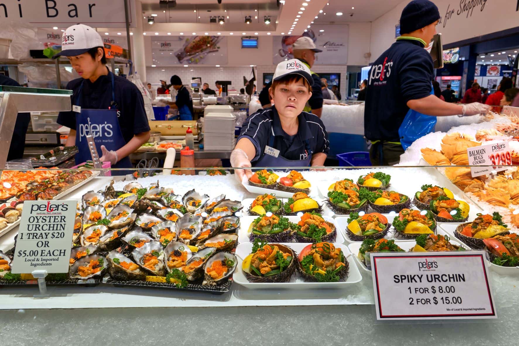 Verkaufsstand Fish Market Sydney 