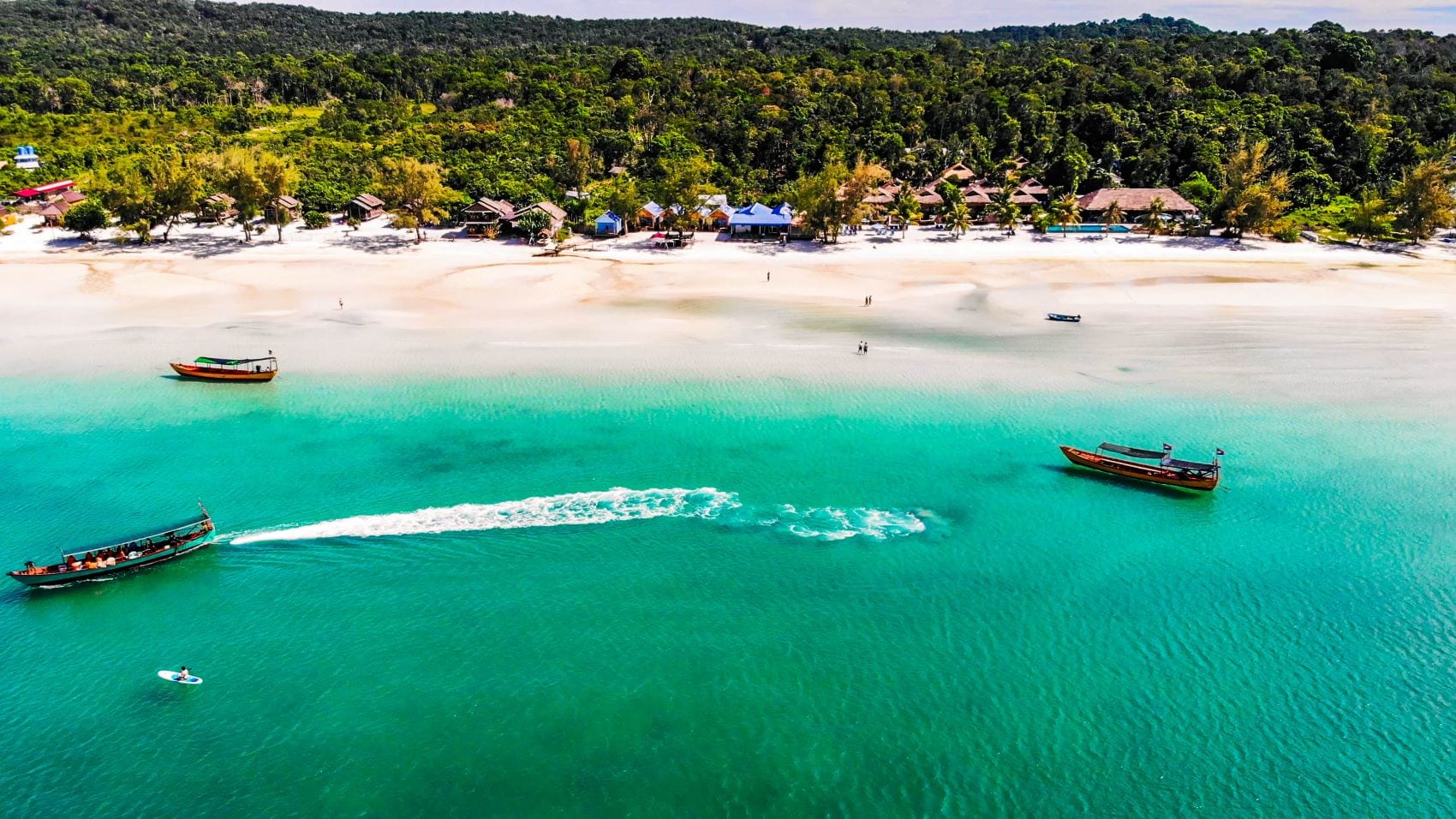 Strand in Koh Rong, Kambodscha
