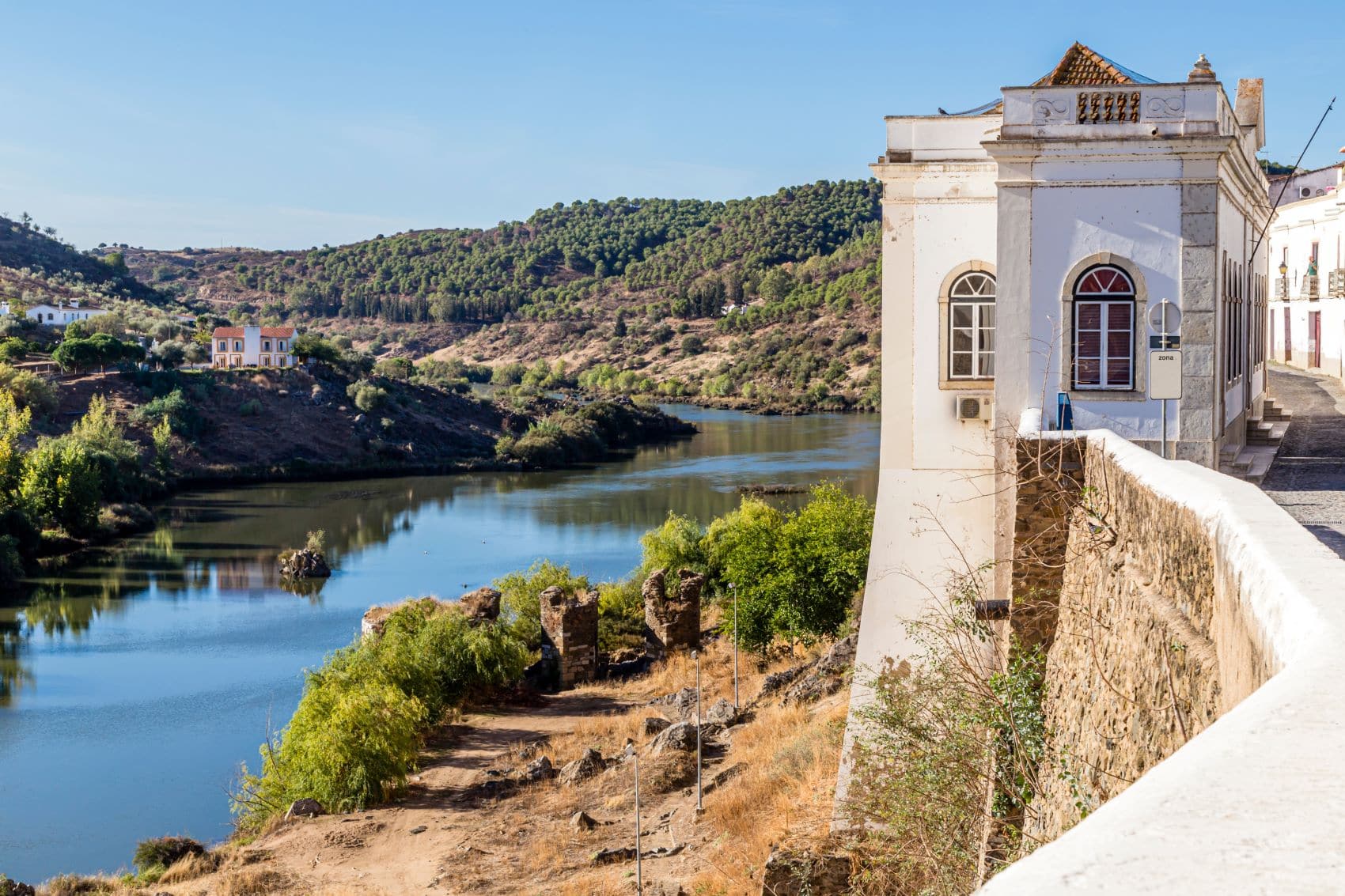 Altstadt in Mertola, Portugal