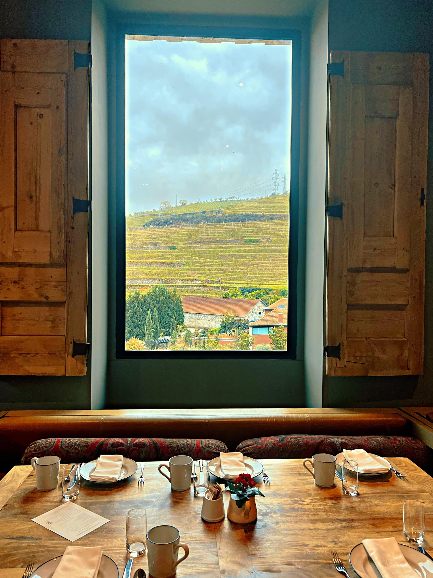 Ausblick aus dem Six Senses Douro Valley in Portugal