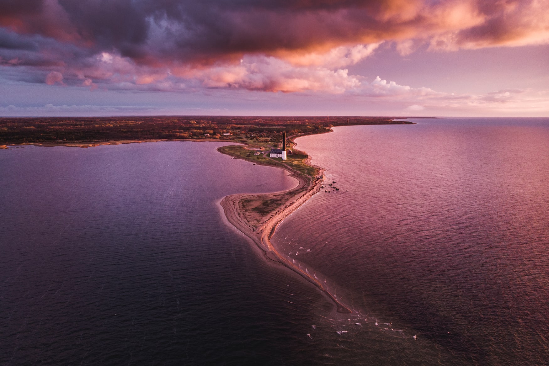 die Insel Saaremaa in Estland