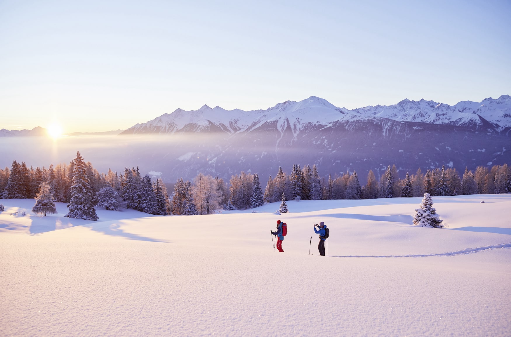 Schneeschuhwandern rund um Innsbruck