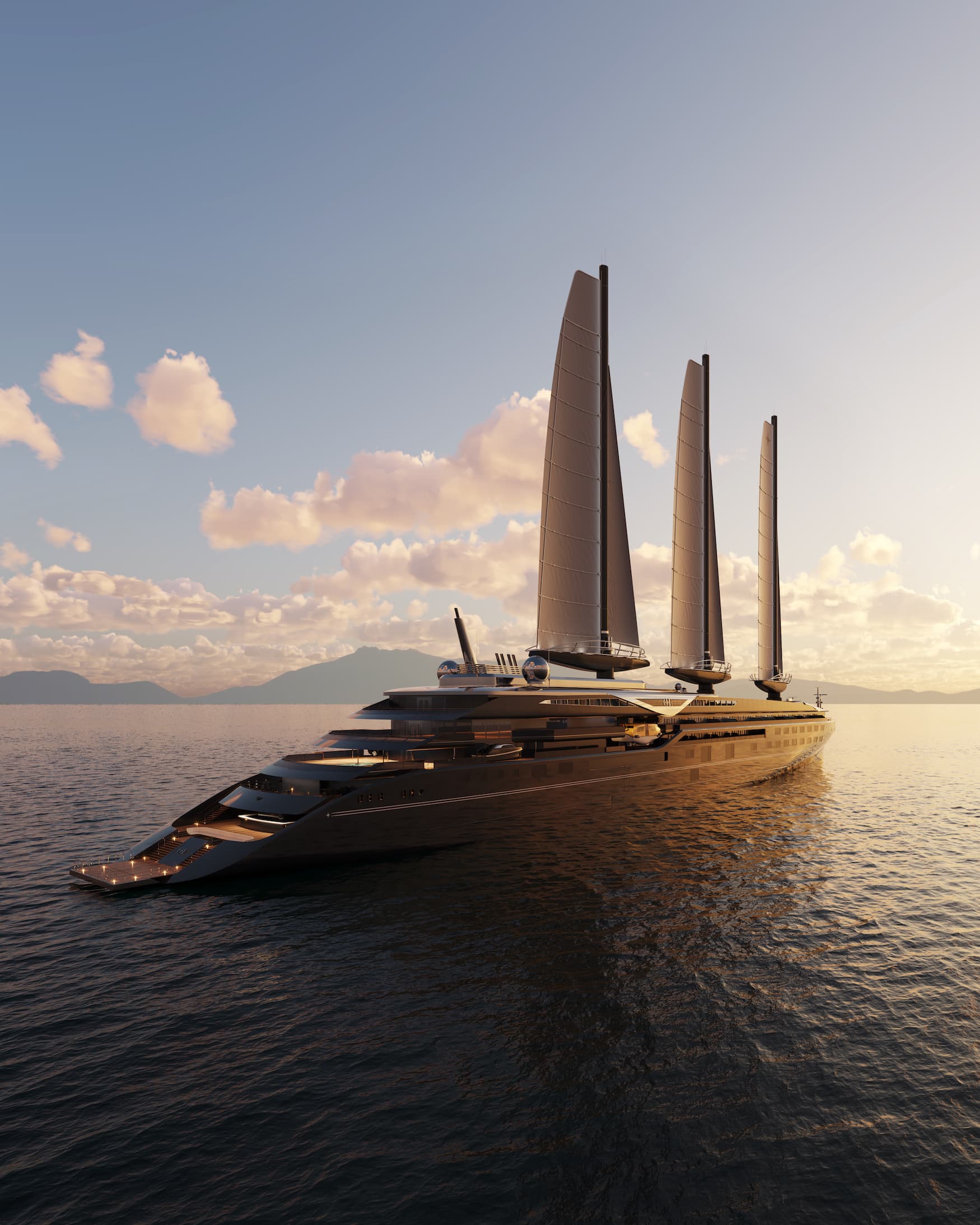Orient Express Silenseas, das größte Segelschiff der Welt
