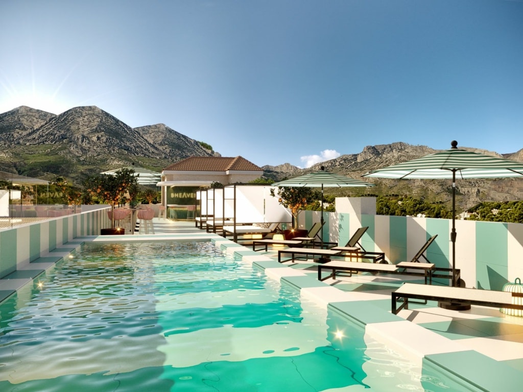 Dachpool im Hotel La Nucia Palms Barcelo
