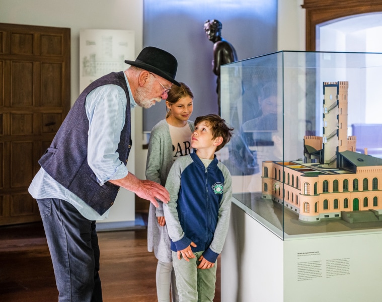 Führung Jagdschloss Granitz Schlossmodell Kinder