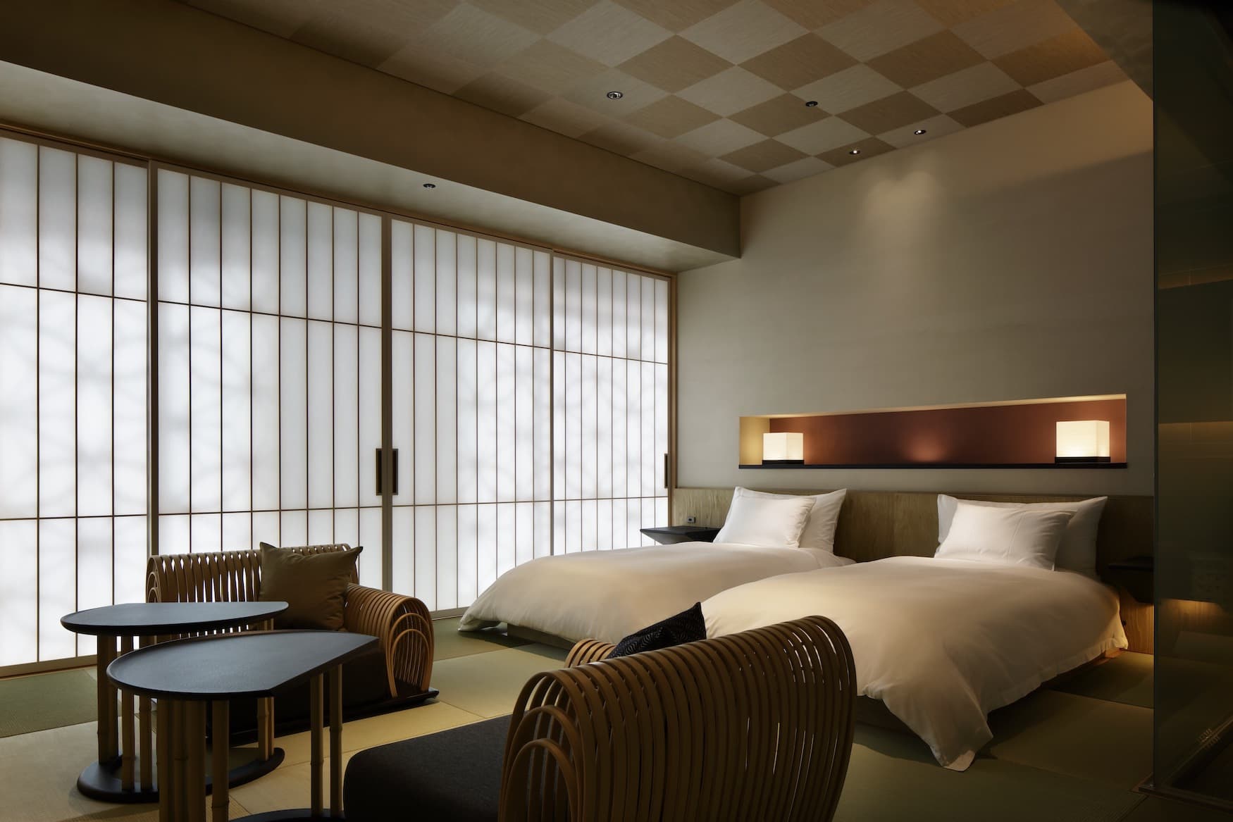 Doppelzimmer Sakura im Hoshinoya Tokyo