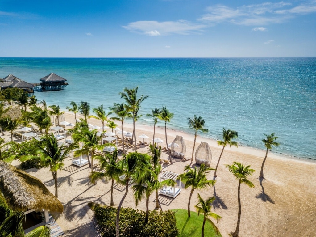 Strand im Sanctuary Cap Cana in der Dominikanischen Republik