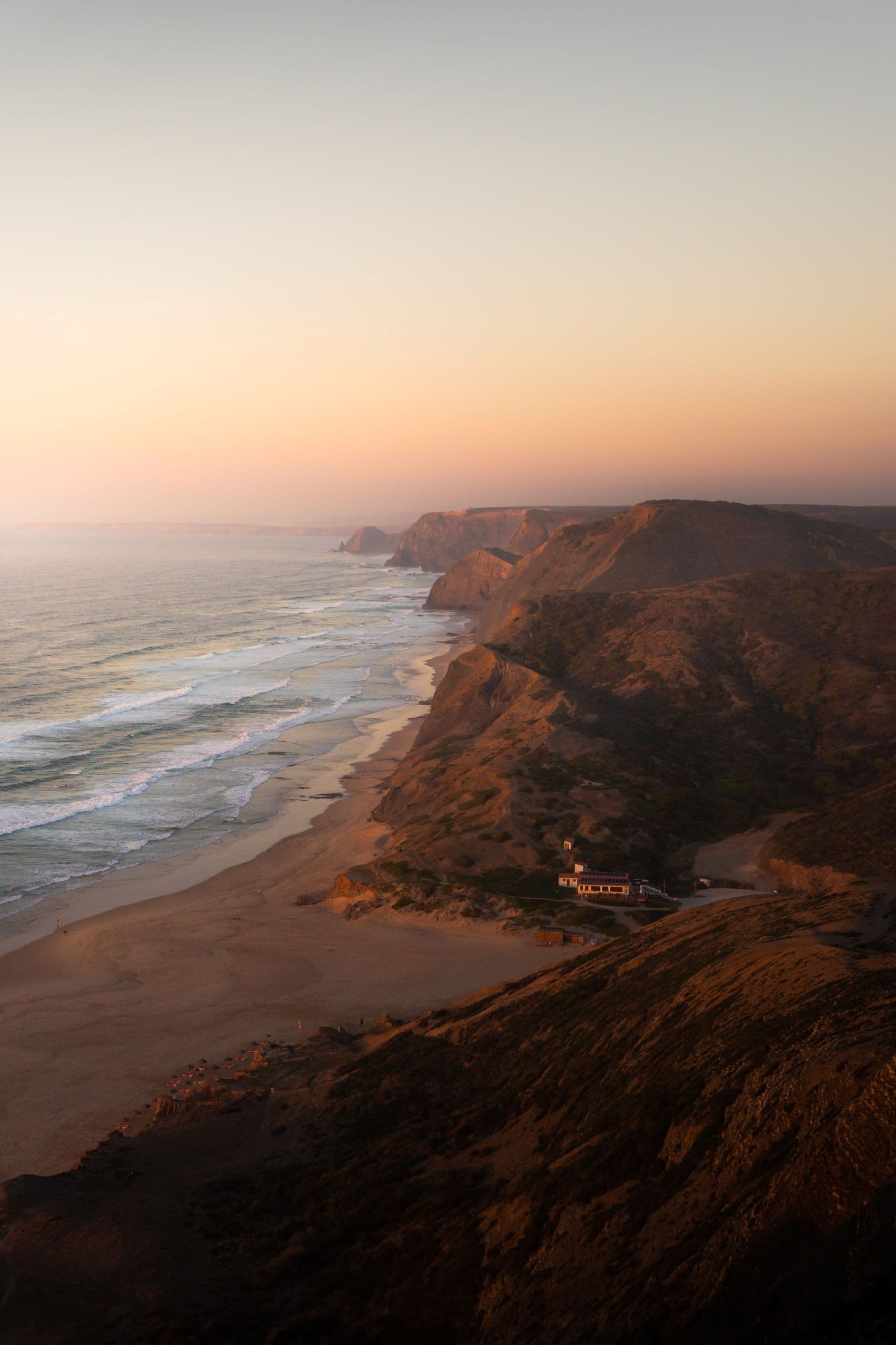 Felsenküste Strand Algarve 