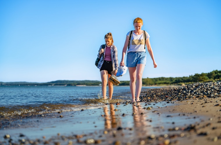 Strand Neu Mukran Wandern