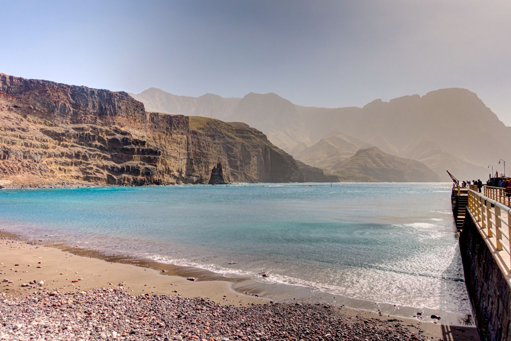 Strand in Agaete, Gran Canaria 