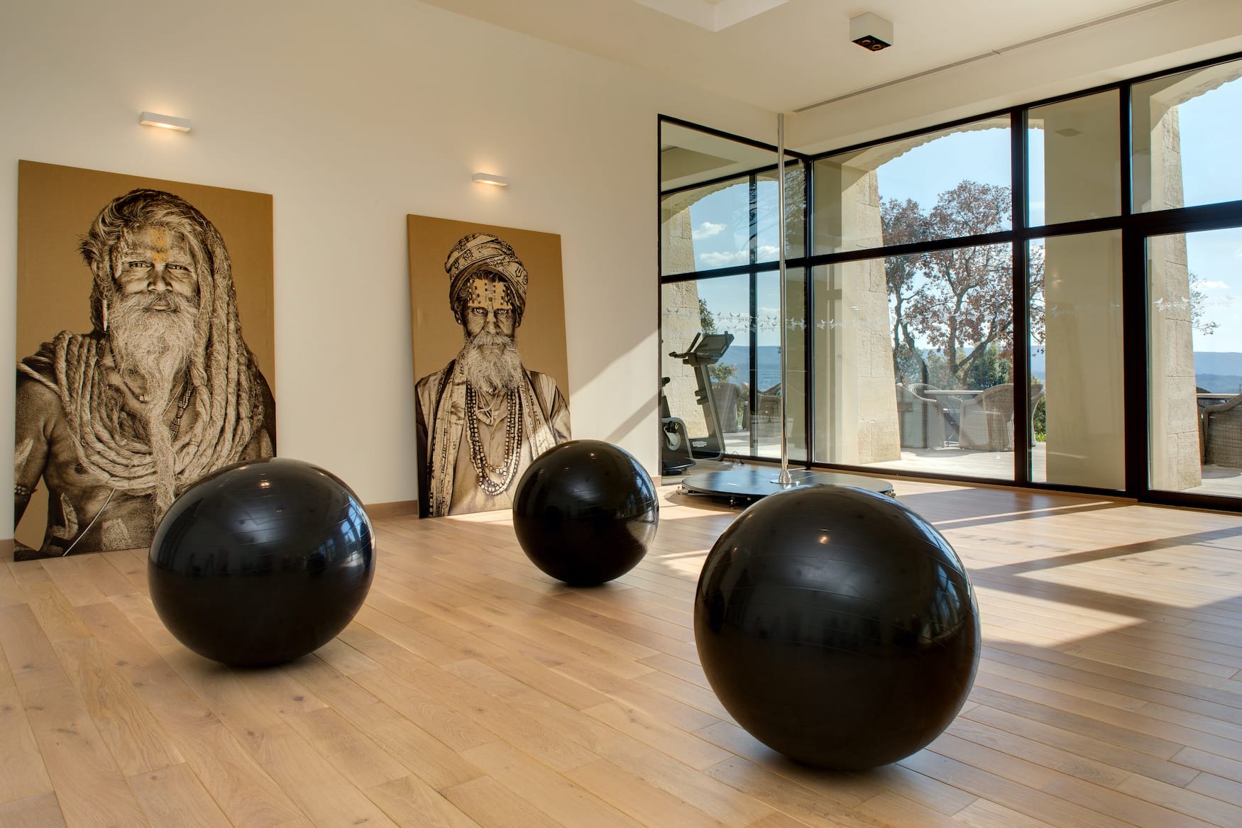 Fitnessbereich im Coquillade Provence Resort & Spa