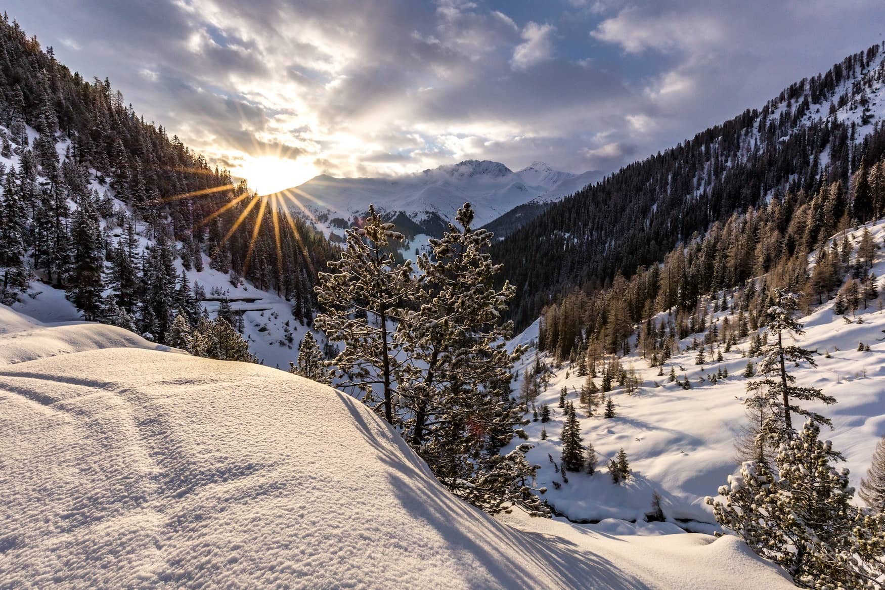 Berge in Davos