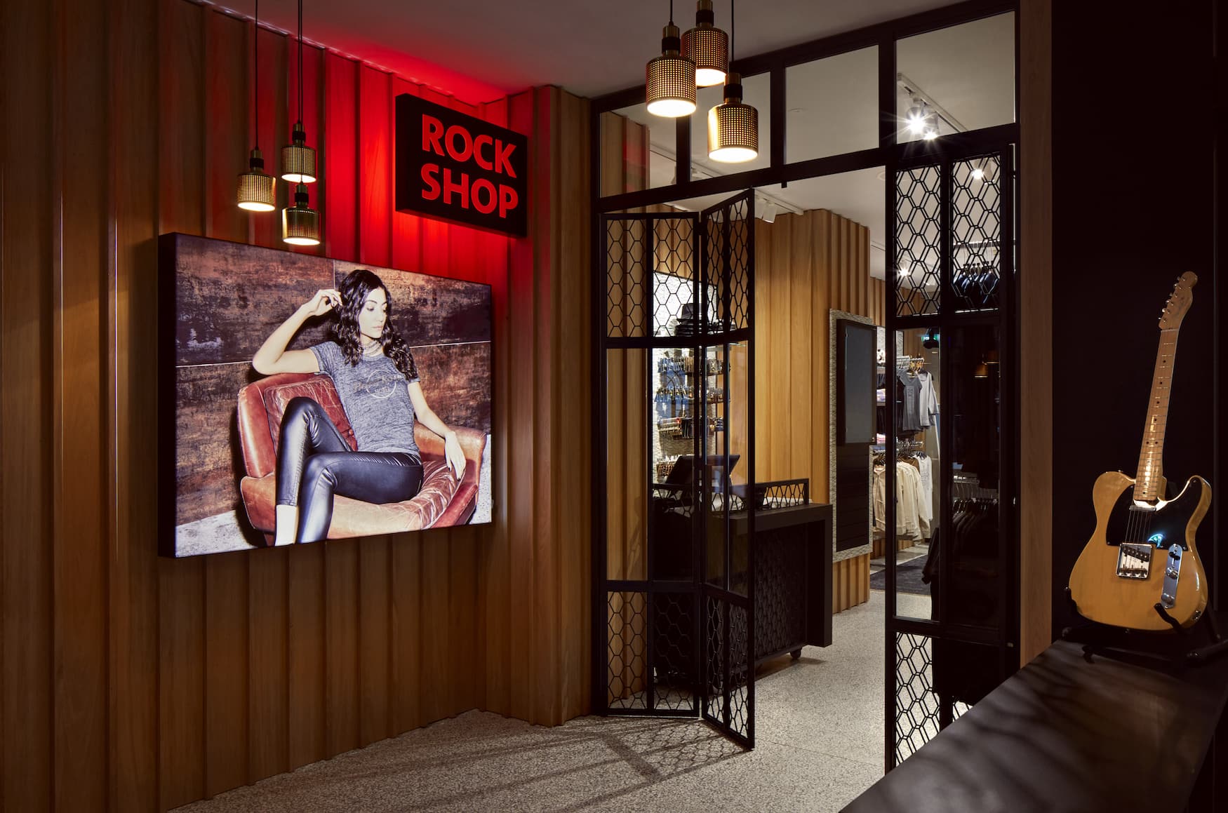 Lobby im Hard Rock Hotel Davos
