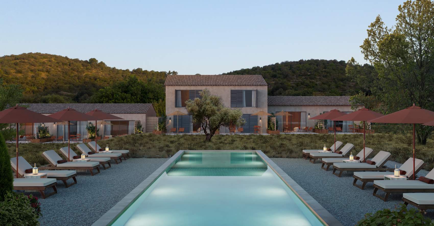 Pool im The Lodge Mallorca
