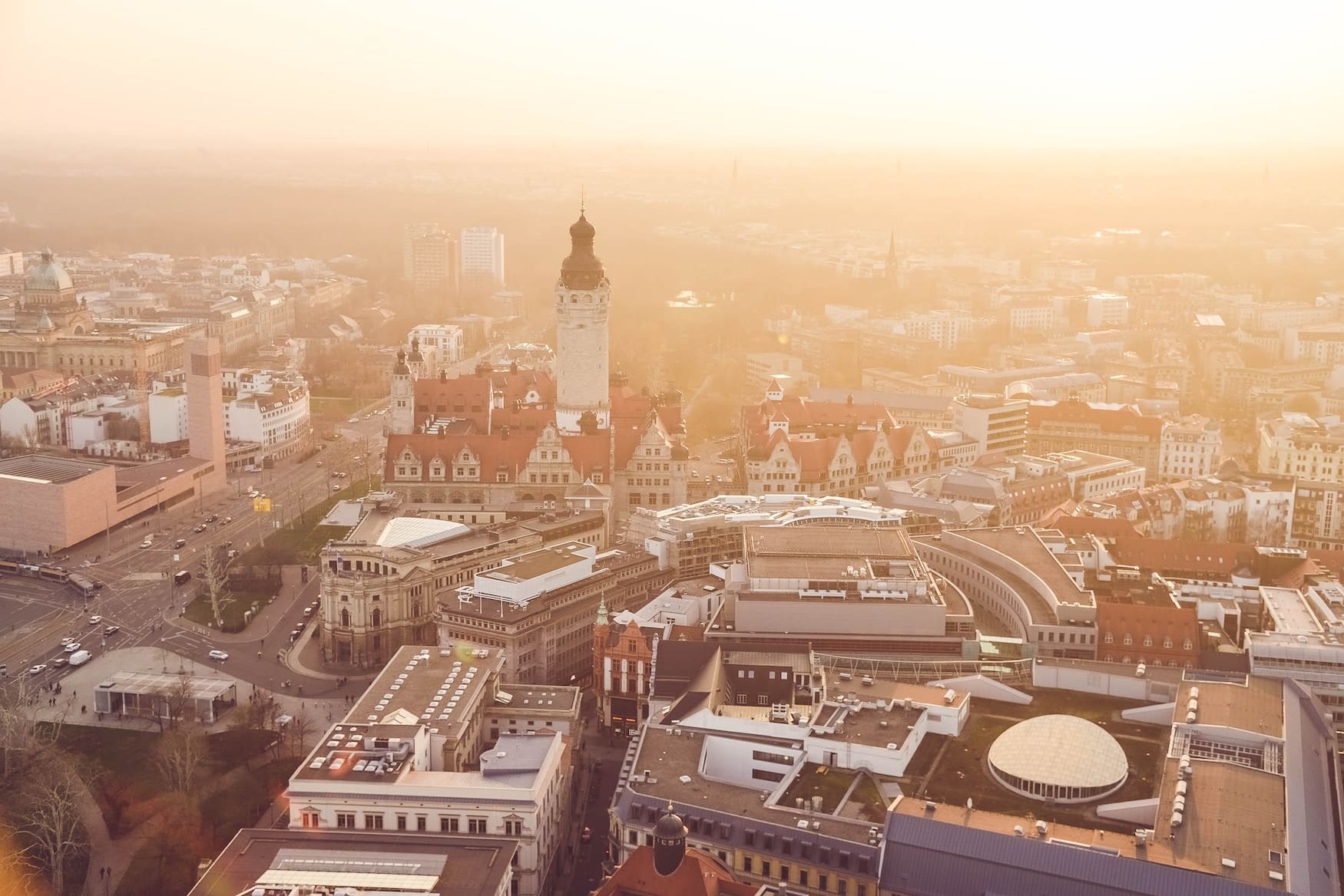 Leipzig von oben