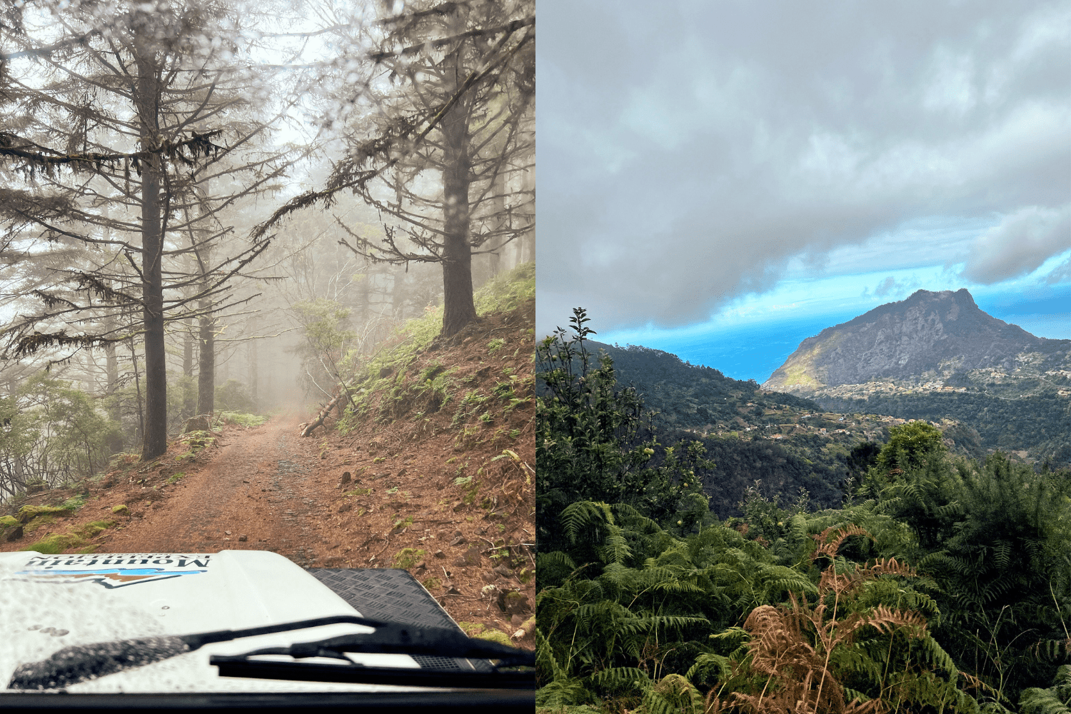 in den Bergen von Madeira