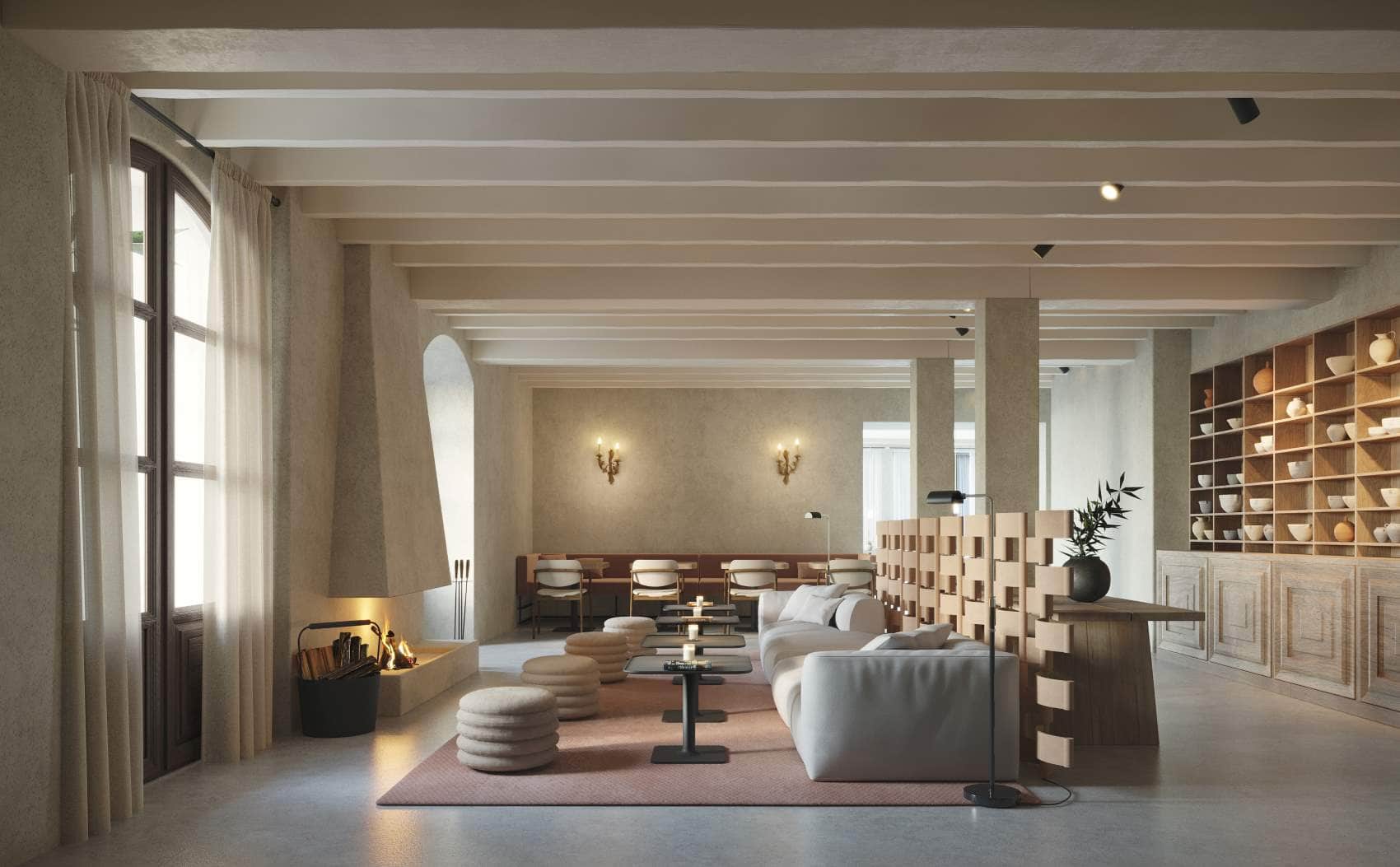Lobby im The Lodge Hotel Mallorca