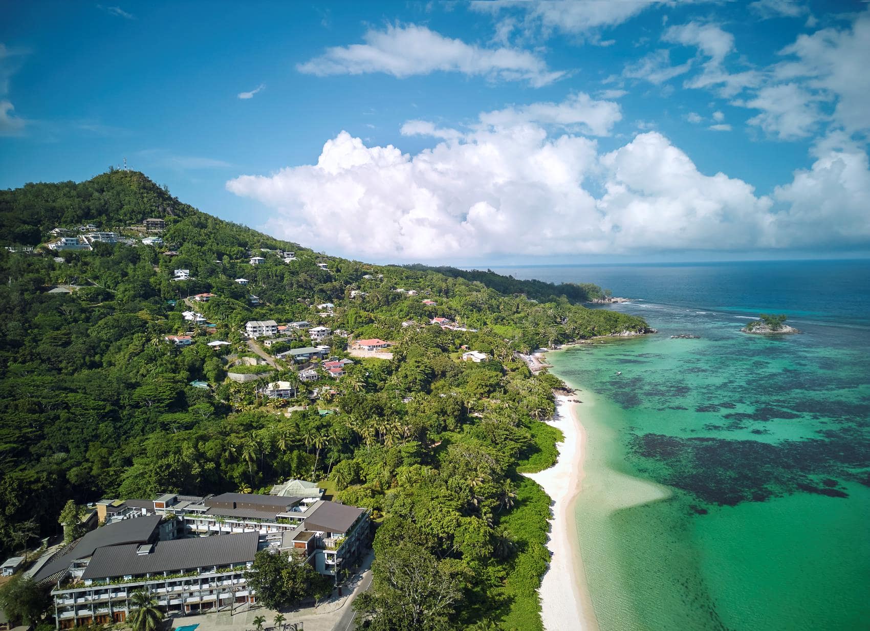 laïla, Seychellen aus Vogelperspektive
