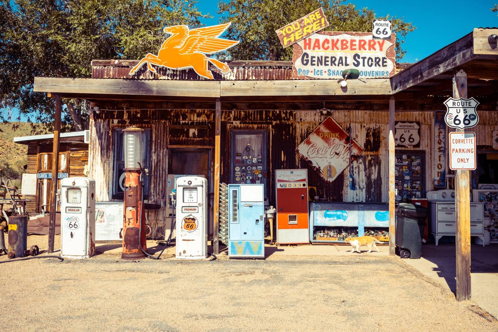 Alte Tankstelle USA