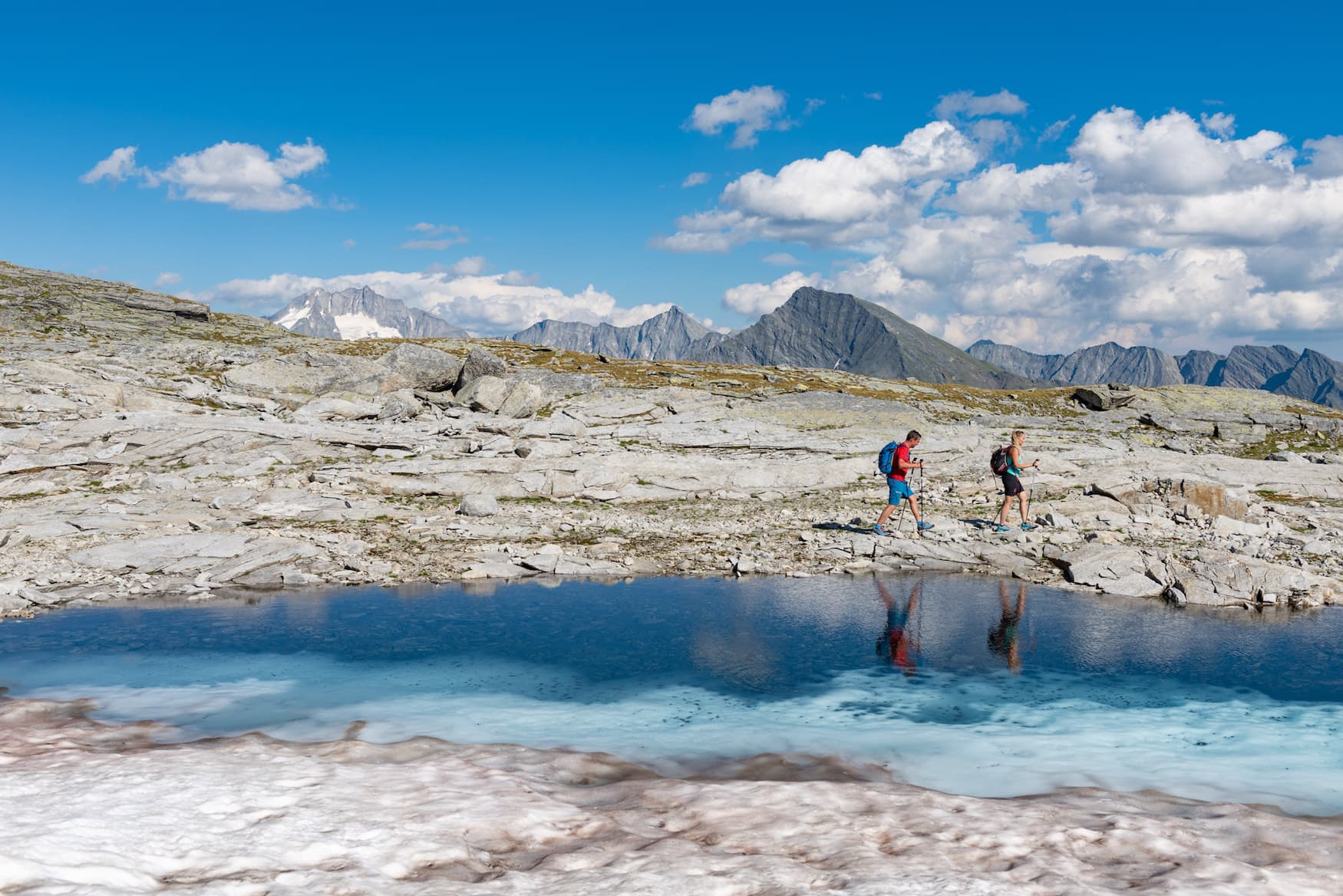 Tauernhöhenweg in Österreich