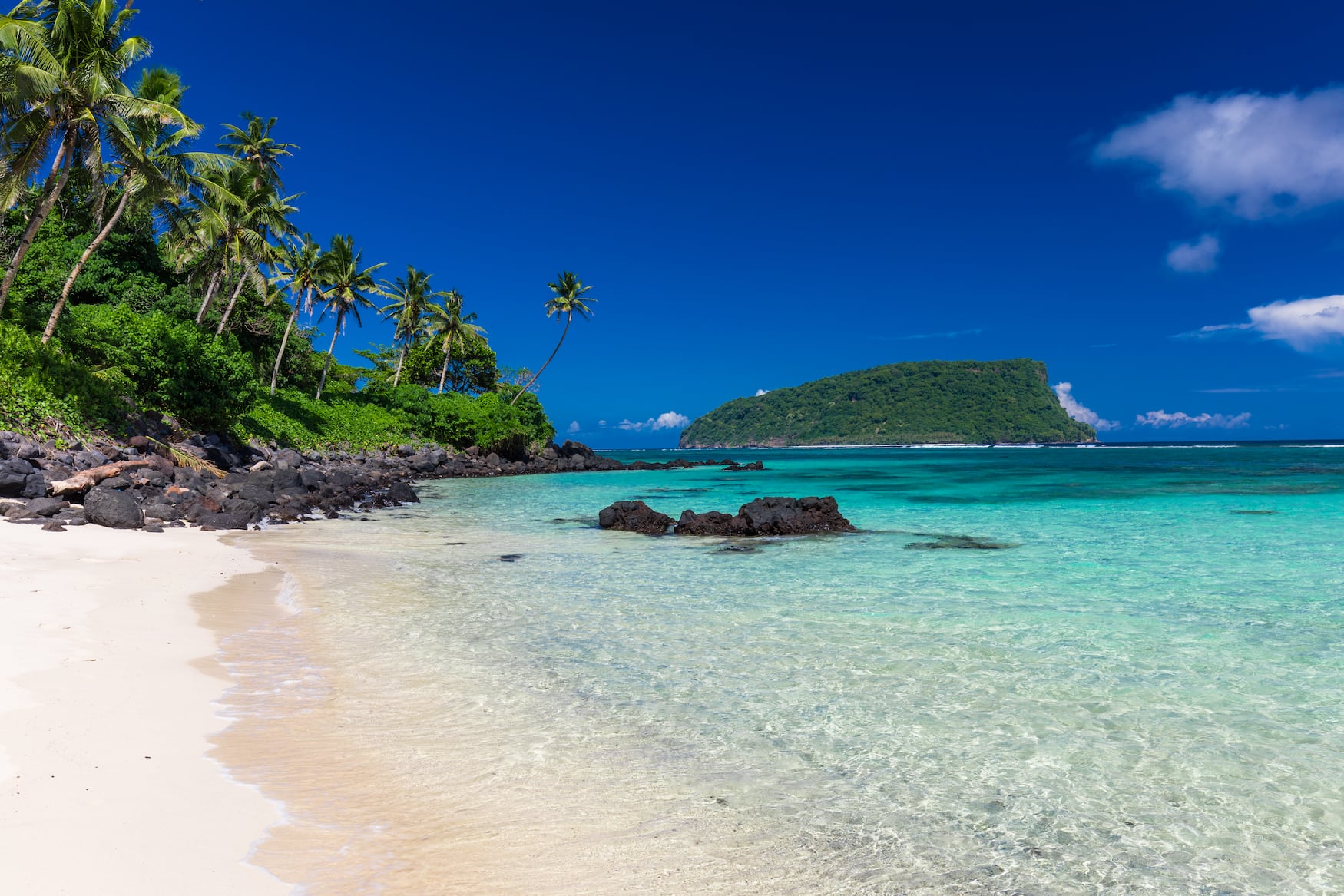 Strand auf Samoa