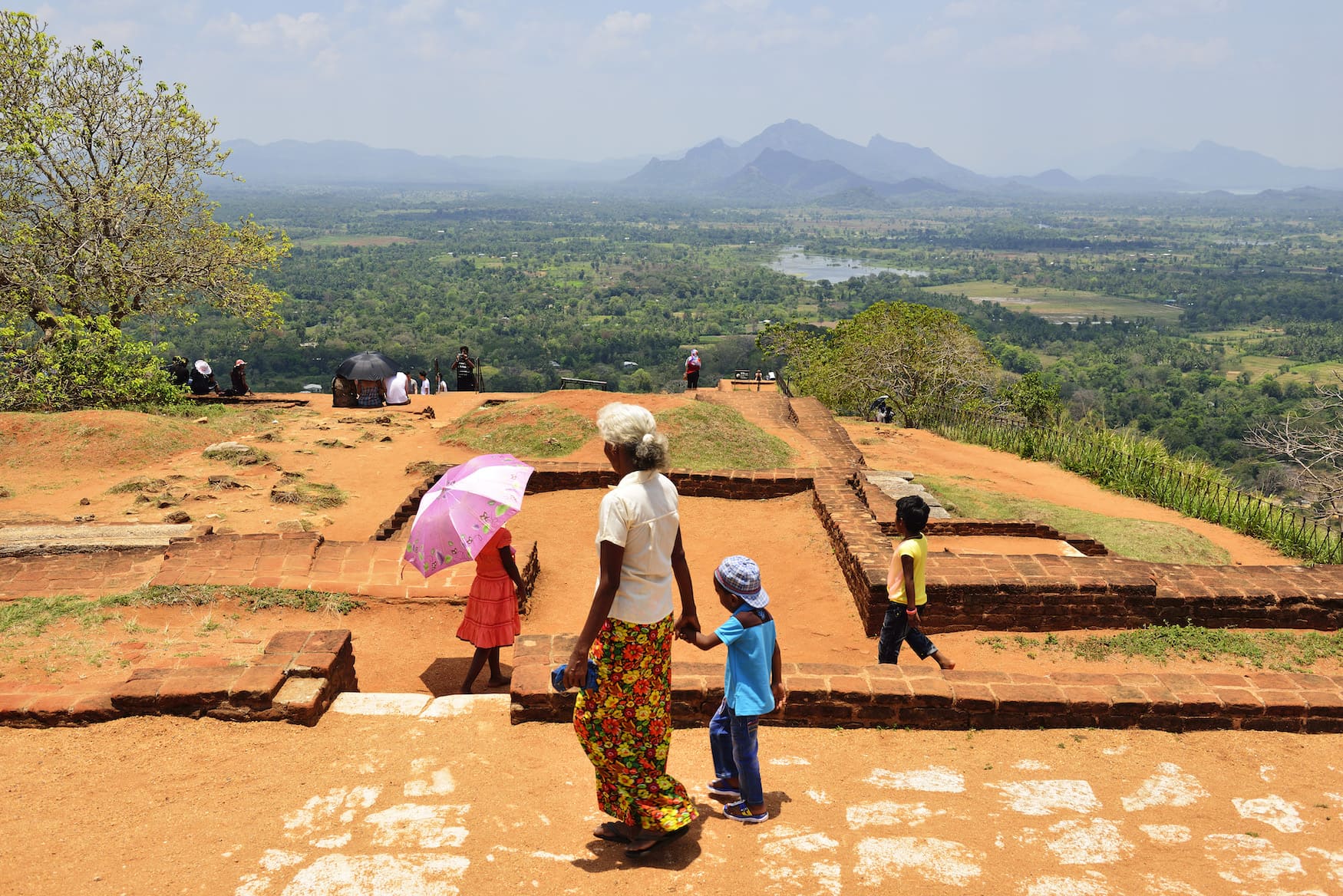 Löwenfelsen von Sigiriya, Sri Lanka, Asien UNESCO Weltkulturerbe