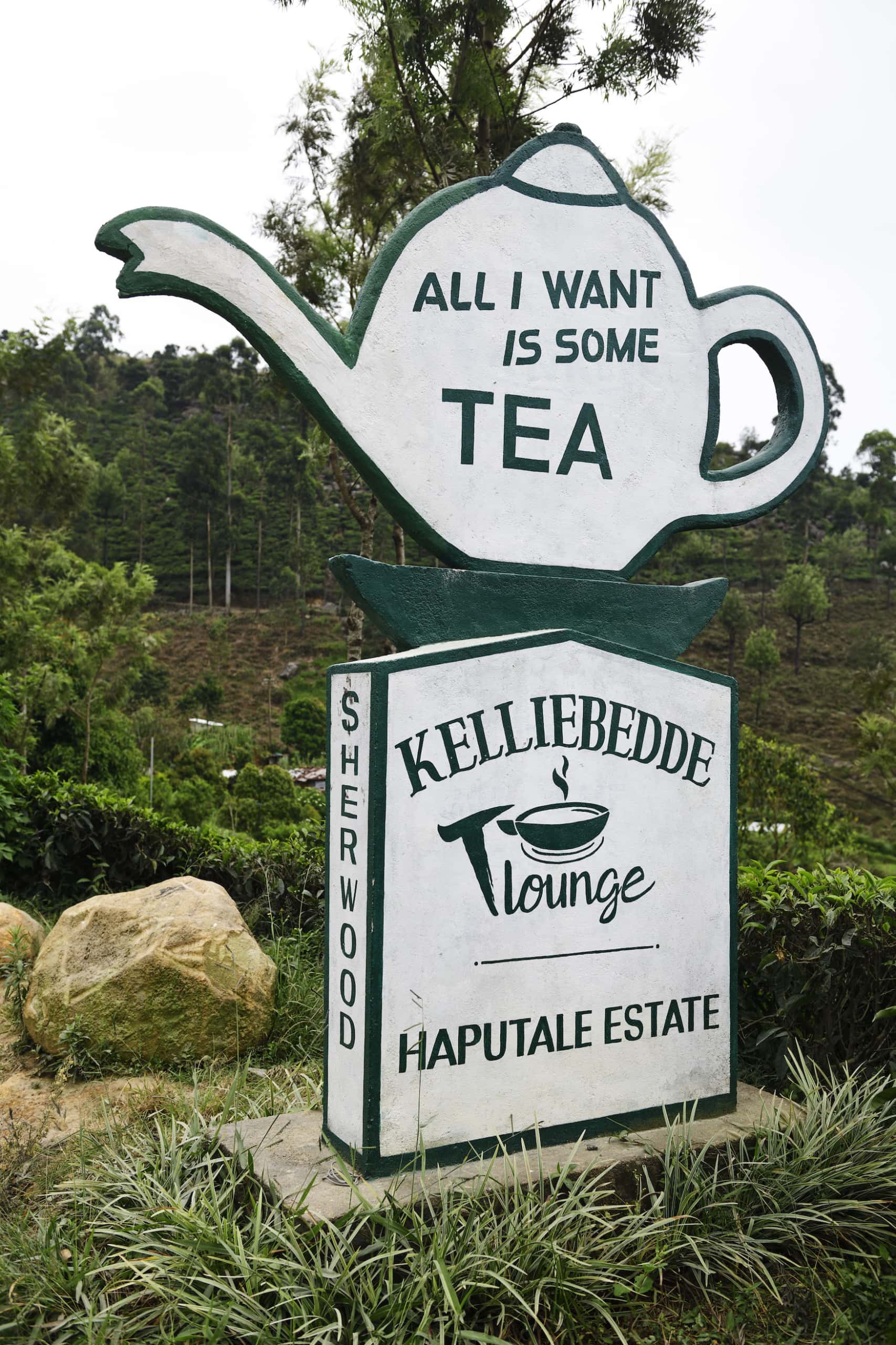 Teeverkauf bei einer Rundreise durch Sri Lanka