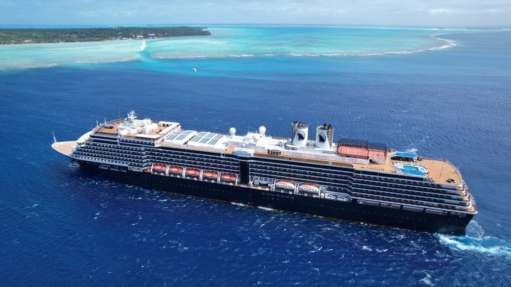 die Zuiderdam von Holland America Line