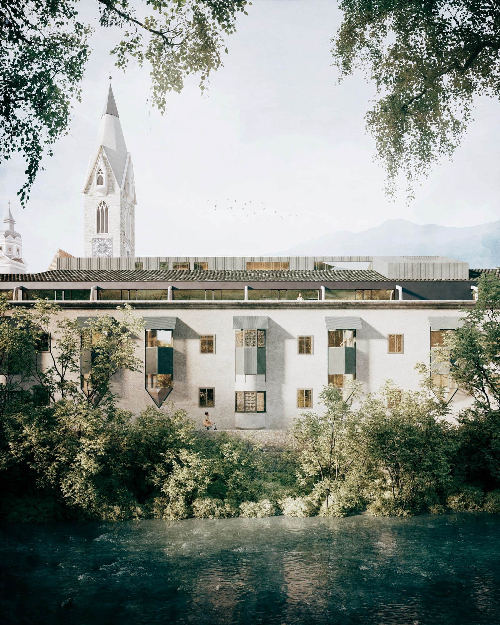 Fassade Adler Historic Guesthouse Brixen