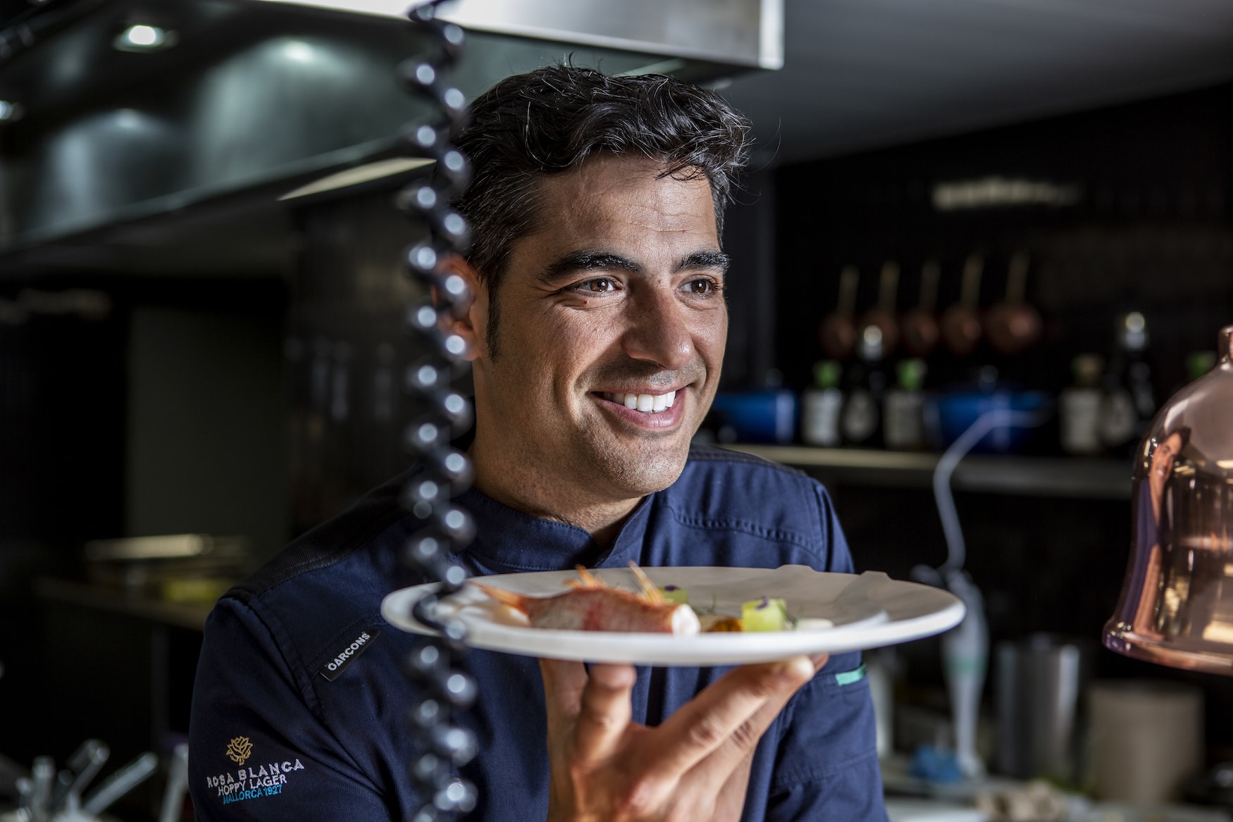 Chefkoch Andrew Genestra im Aromata, einem Restaurant in Palma