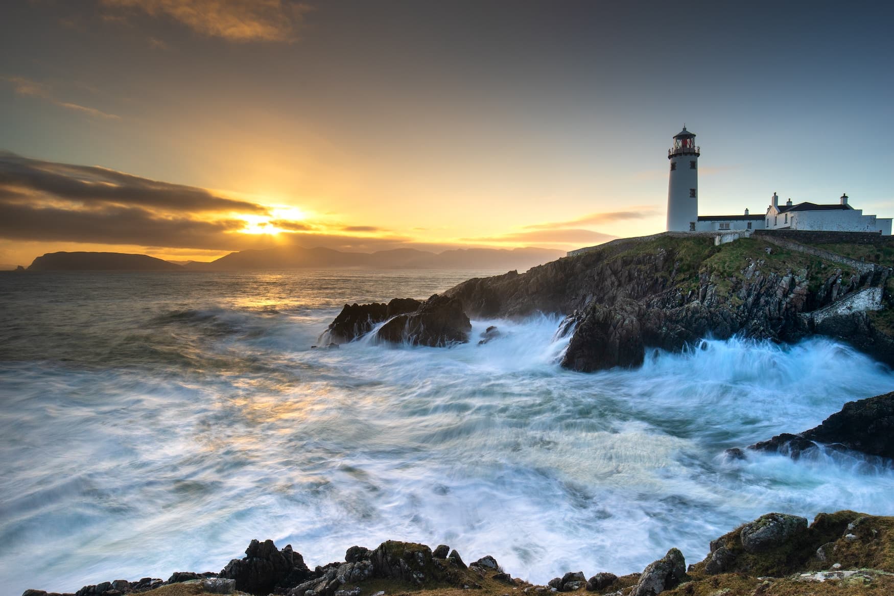 der Fanad Leuchtturm in Irland