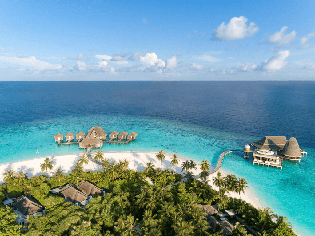 Resort-Insel auf den Malediven
