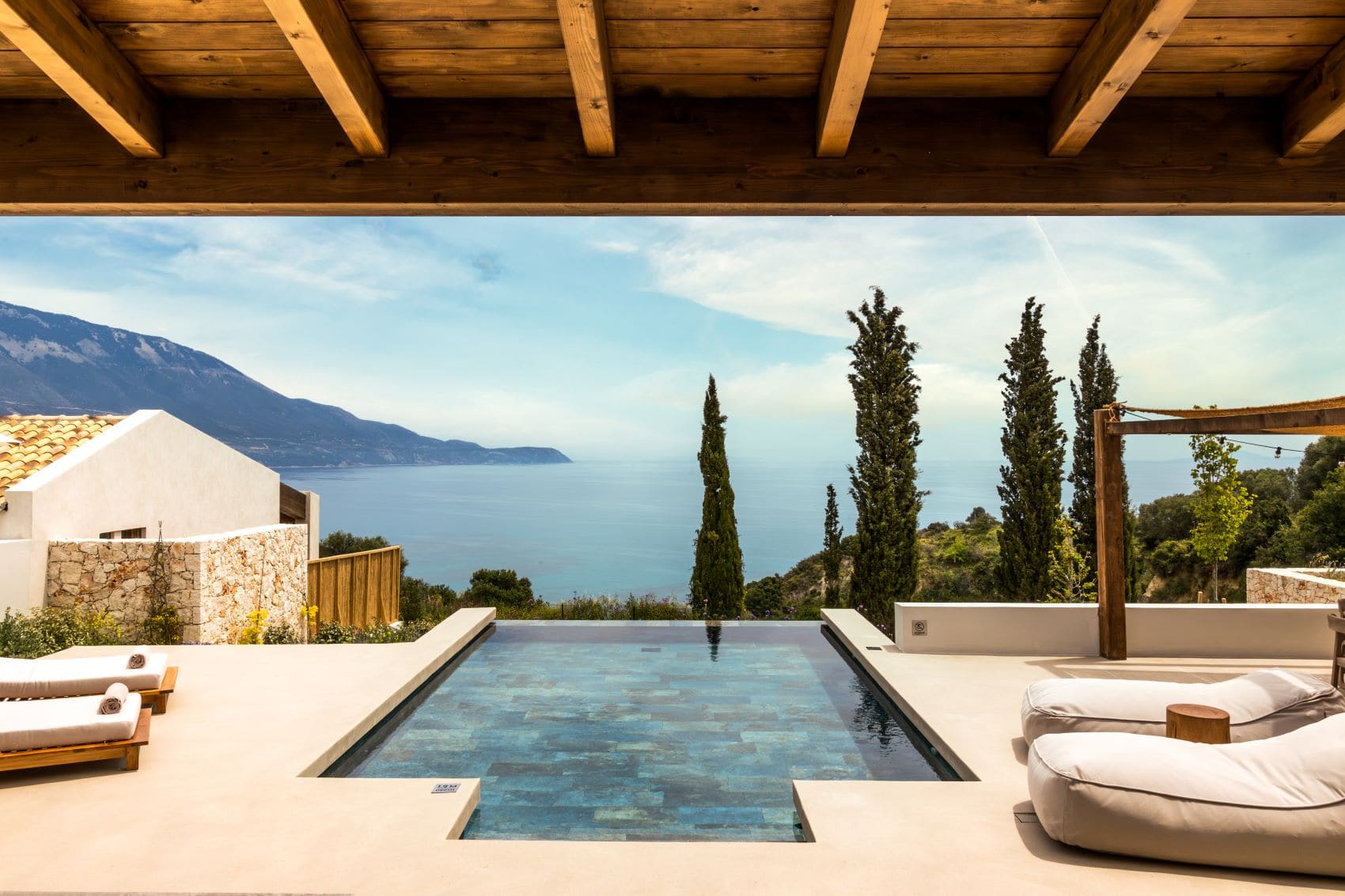 Ausblick Relais Chateaux Eliamos