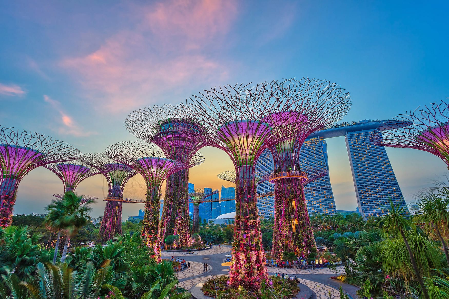 Gardens by the Bay in Singapur