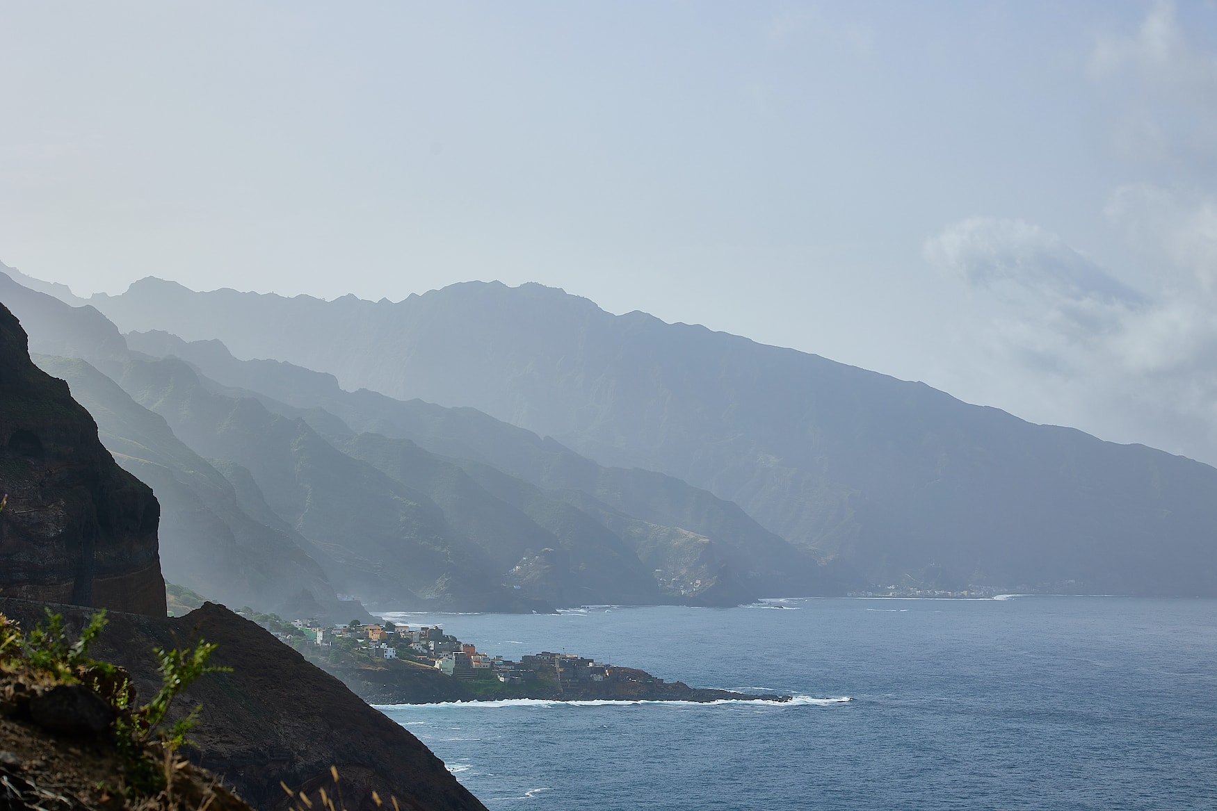 Ausblick aufs Meer auf den Kapverden