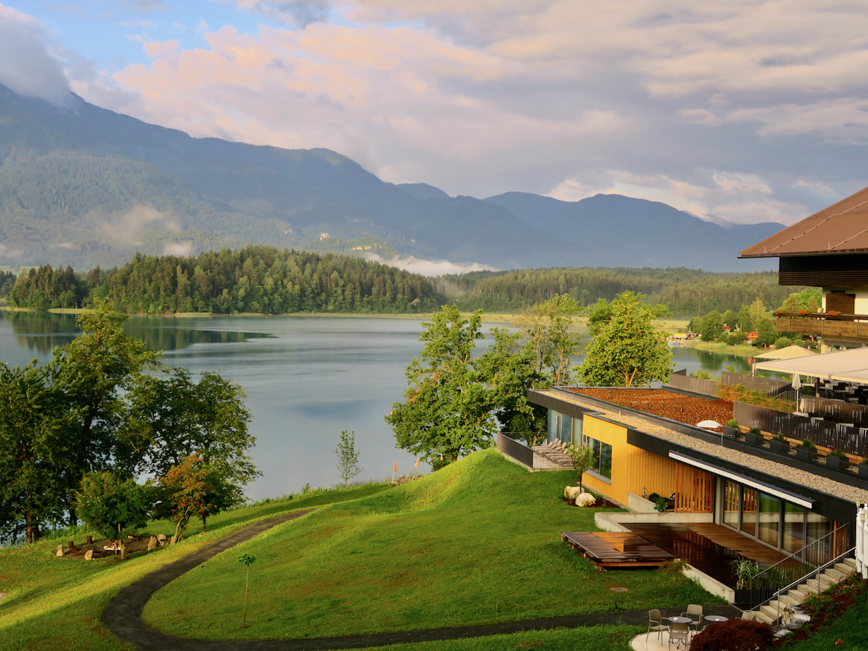 Aussicht im Hotel Karner Hof in Kärnten