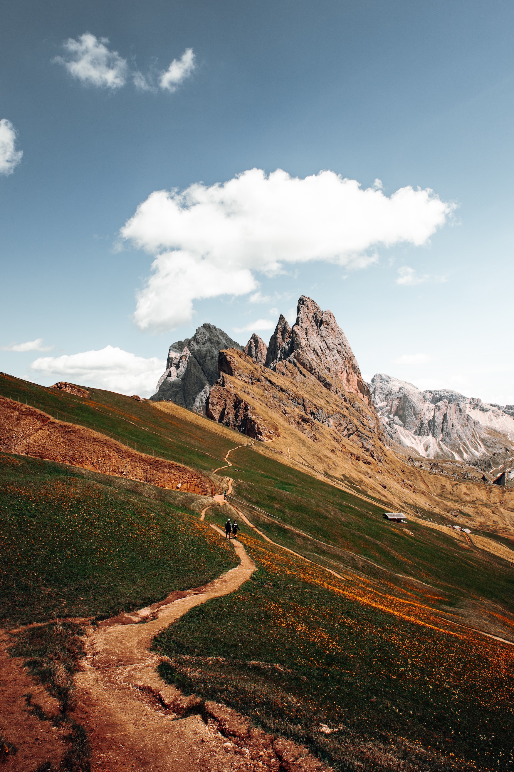eindrucksvolle Berge in Italien